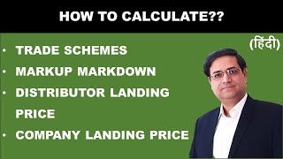 FMCG Margin Calculation  MarkUp  MarkDown  Scheme Calculation In FMCG  FMCG Business [upl. by Katey335]