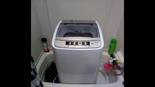 HOW To My New Mini Compact Automatic Portable Washer Review [upl. by Ecnarf]