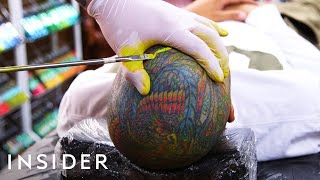 Traditional Tebori Tattoos In Japan  Ink Expedition [upl. by Jaehne]