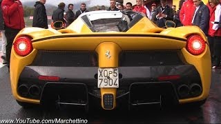 Ferrari LaFerrari Exhaust Sound  Start Up and Accelerations [upl. by Chlo]