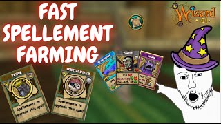 Wizard101 FASTEST Way to Farm Rank 16 Spellements [upl. by Eiromem108]