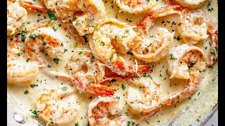 Creamy Garlic Parmesan Shrimp [upl. by Sutherlan]