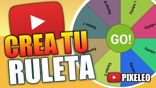 Crear ruleta para sorteos gratis [upl. by Einej247]