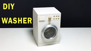 How to make Washing Machine  DIY Mini Washer [upl. by Tracee8]