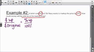 How to find Percent Markup [upl. by Allegna]