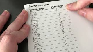 understanding crochet hook sizes [upl. by Nodnnarb479]