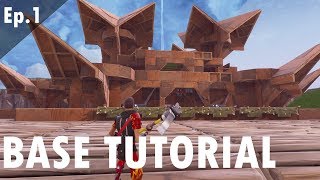 LETS BUILD A BASE  EP1  FORTNITE PvE SAVE THE WORLD STONEWOOD STORM SHIELD BASE TUTORIAL [upl. by Ora689]