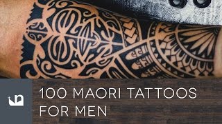 100 Maori Tattoos For Men [upl. by Airdnaid210]