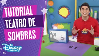 Art Attack Teatro de sombras  Disney Channel Oficial [upl. by Naujit]