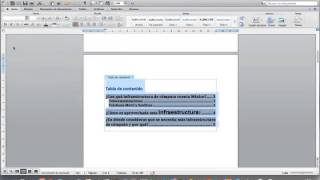 Tutorial Tablas de contenido y referencias bibliográficas Word 2011 [upl. by Okier]