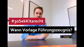 Kita2Day I Wann muss das erweiterte Führungszeugnis von Erziehern vorliegen [upl. by Marla]