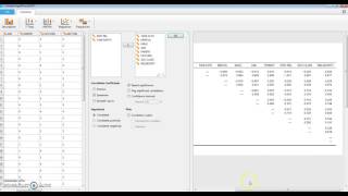 Correlation Matrix in JASP [upl. by Esmeralda]