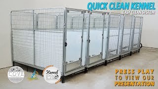 K9 Kennelstore Quick N Clean Kennels [upl. by Neehs494]