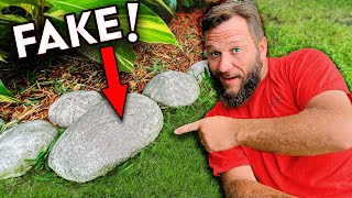 Does This Landscaping Hack Work DIY Faux Stone Edging [upl. by Jena]