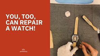 HOW TO REPAIR WATCHES YOURSELF  ITS EASIER THAN YOU THINK [upl. by Latsyk]