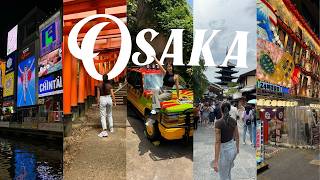 OSAKA VLOG  Universal Studios Japan Kyoto day trip Dotonbori Pig cafe [upl. by Bedelia177]