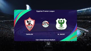 Zamalek vs AlMasry 17062024 Egyptian Premier League PES 2021 [upl. by Nicko111]