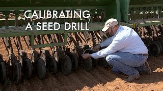 Seed Drill Calibration [upl. by Braeunig148]