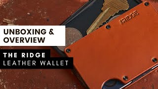 Leather Ridge Wallet Unboxing amp Overview [upl. by Adnilrem199]