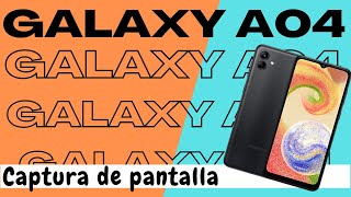 Hacer Captura de Pantalla en Samsung A04 [upl. by Ravilob]