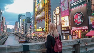 One Day in OSAKA JAPAN  Our Itinerary for Main Attractions [upl. by Chev]