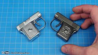 TOP 10 Pistol Lighters RARE and UNUSUAL [upl. by Elleinnod]