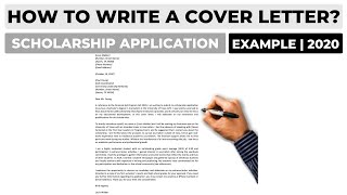 How To Write a Cover Letter For a Scholarship Application  Example [upl. by Mccafferty132]