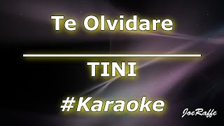 TINI  Te Olvidare Karaoke [upl. by Akire]