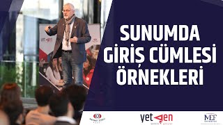 Sunum Giriş Cümlesi Örnekleri  Sunumda Açılış Konuşması 4 [upl. by Terpstra]