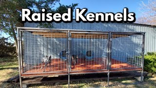 Professional Raised Dog Kennel build [upl. by Sikorski]