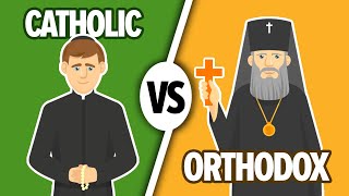 Orthodox vs Catholic  What is the Difference  Animation 13 [upl. by Nosiram]