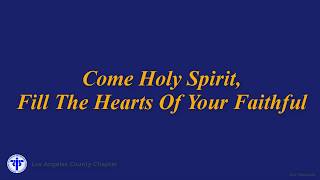 Come Holy Spirit Fill the Hearts of Your Faithful [upl. by Devaj867]