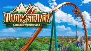 Yukon Striker NEW Dive Coaster for Canadas Wonderland 2019 [upl. by Tuchman53]