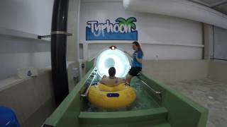 NEW 2018 Typhoon water slide at Center Parcs Longleat [upl. by Ayocal429]