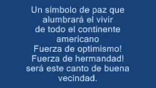 Himno de las Americas Listo [upl. by Acnaiv]