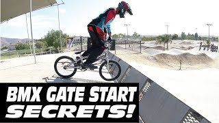 BMX RACING GATE STARTS SECRETS [upl. by Aicenad]