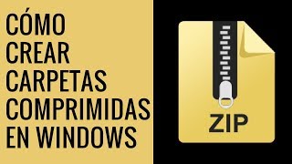 Cómo crear carpetas comprimidas en Windows [upl. by Iatnwahs]