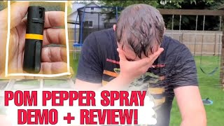 POM OC Pepper Spray Review  Tips amp Demonstration [upl. by Meerek]