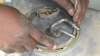 Replacing Lock Ring After Changing Fuel Pump [upl. by Remington]