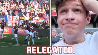 THE MOMENT JACK GREALISH RELEGATED BOLTON vs Aston Villa [upl. by Ecnarual]