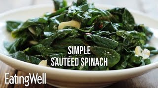 How to Make Simple Sautéed Spinach [upl. by Noet]