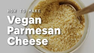 How To Make Vegan Parmesan Cheese  Minimalist Baker Recipes [upl. by Aziram]