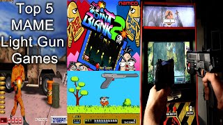 My Top 5 MAME Arcade Light Gun Shooter Games [upl. by Westmoreland]