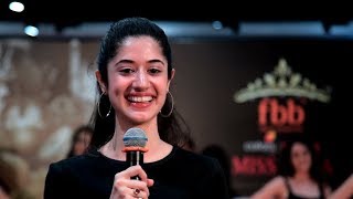 Mehak Punjabis introduction at Miss India Maharashtra 2018 Auditions [upl. by Al383]