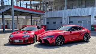 Toyota Supra  Old vs New [upl. by Casi]