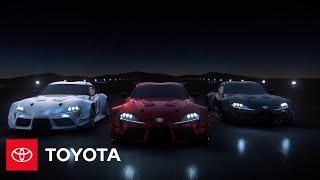 GR Supra Racing Concept Reveal EU Version  Toyota [upl. by Anirehtac666]