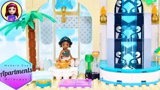 Jasmines Custom Modern Day Loft Apartment  Lego Build for a Disney Princess DIY Tutorial Part 1 [upl. by Eillah603]