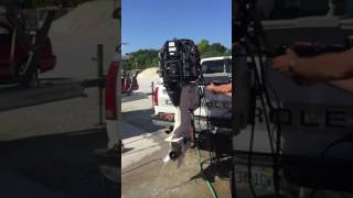 250 HP Evinrude ETec outboard motor [upl. by Itsur]