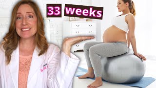 33 Week Pregnant in Months  Braxton Hicks Contractions or Labor What to Expect [upl. by Dar377]