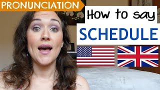 How to Pronounce SCHEDULE US UK amp Australian pronunciation [upl. by Ut]